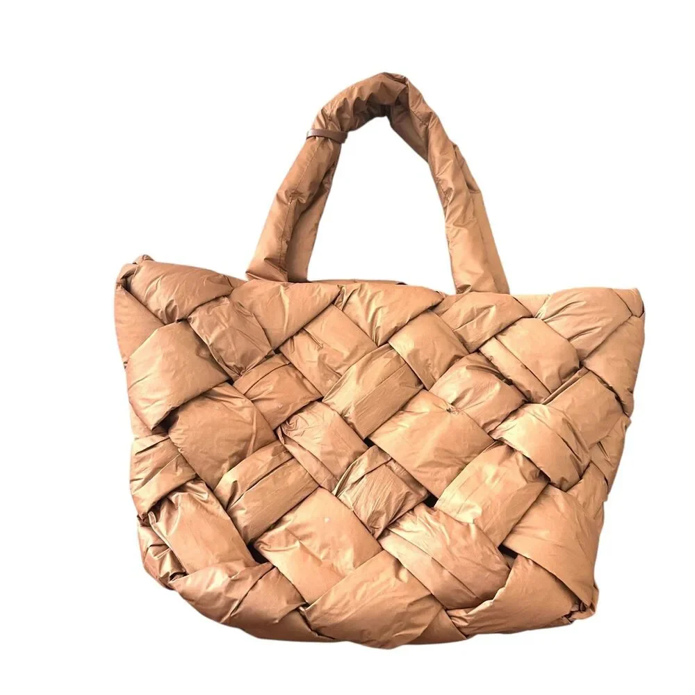 SAM EDELMAN‎ Jianna Woven Tote Bag Brown